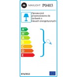 Lampa Glamour Xena - Szklana Kula, Biało-Złota | MaxLight