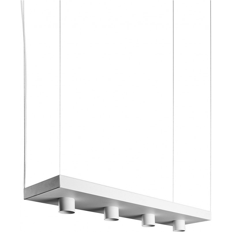 Lampa wisząca Plant biała Nowodvorski | 80cm z półką