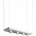 Lampa wisząca Plant biała Nowodvorski | 80cm z półką