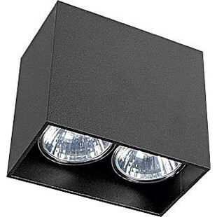 Lampa spot podwójna Gap 11cm czarna - Nowodvorski | Nowoczesne oświetlenie