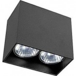 Lampa spot podwójna Gap 11cm czarna - Nowodvorski | Nowoczesne oświetlenie