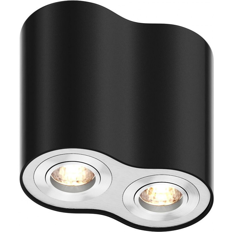 Lampa spot Rondoo czarna ZumaLine | Nowoczesne oświetlenie