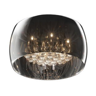 Plafon okrągły glamour z kryształkami Crystal 40 Chrom marki ZumaLine