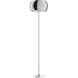Lampa podłogowa Crystal ZumaLine | Styl glamour, chrom