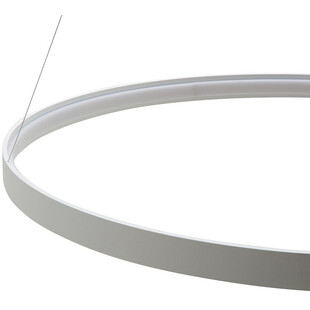 Lampa wisząca LED Circle 110cm biała ZumaLine - Nowoczesne oświetlenie