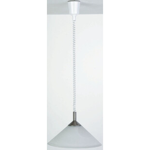 Lampa wisząca Ariana | Szklana, Biała | Brilliant - Kup Teraz!
