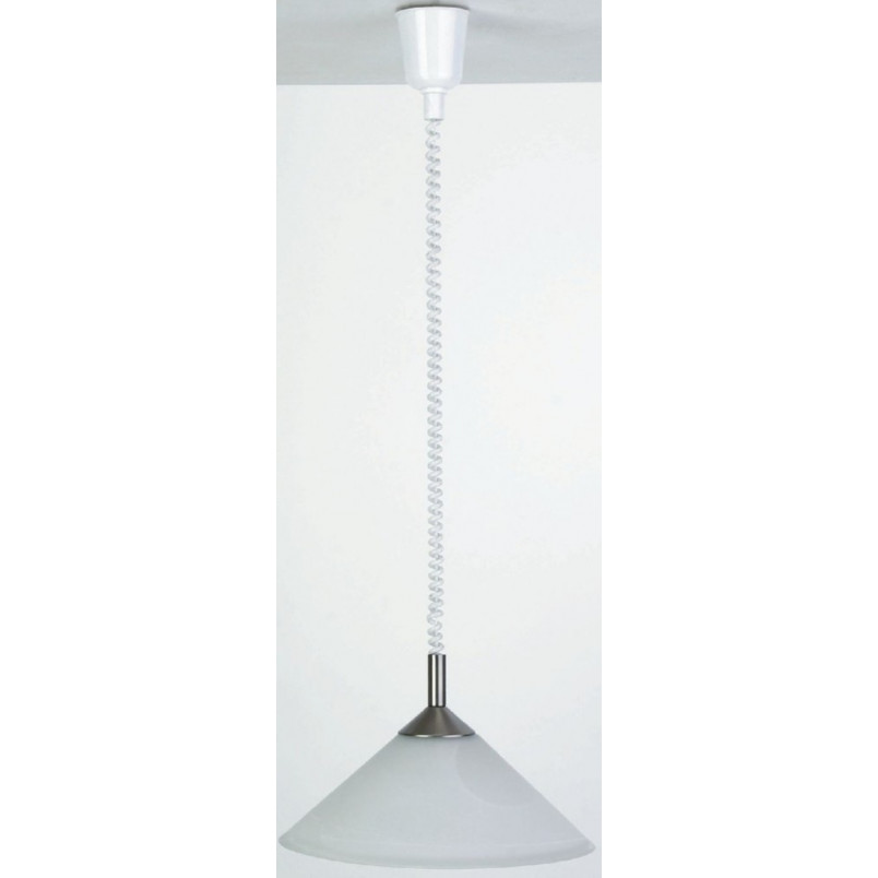 Lampa wisząca Ariana | Szklana, Biała | Brilliant - Kup Teraz!