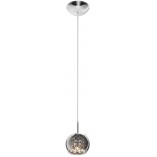 Lampa wisząca ZumaLine Crystal - glamour, chrom, szkło | Kup teraz