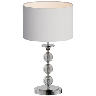 Lampa stołowa glamour Rea biała | ZumaLine - Eleganckie oświetlenie