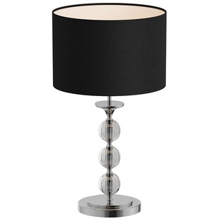 Lampa stołowa glamour Rea czarna ZumaLine | Eleganckie oświetlenie