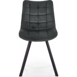 Krzesło pikowane K332 Halmar | Szare, tapicerowane - Kup online