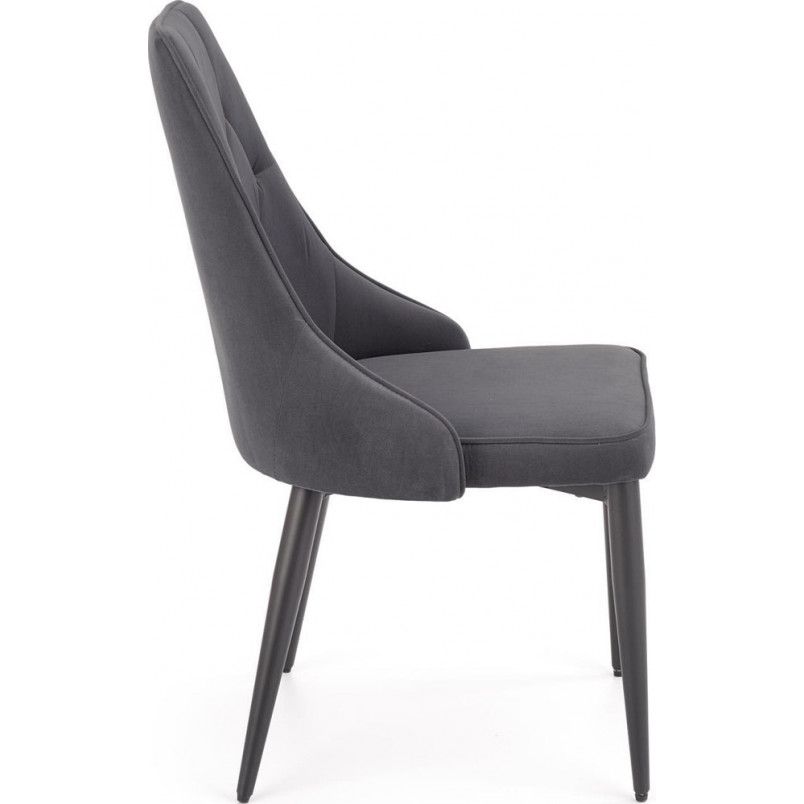 Krzesło welurowe pikowane K365 Halmar - Stylowy design w przystępnej cenie