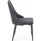 Krzesło welurowe pikowane K365 Halmar - Stylowy design w przystępnej cenie