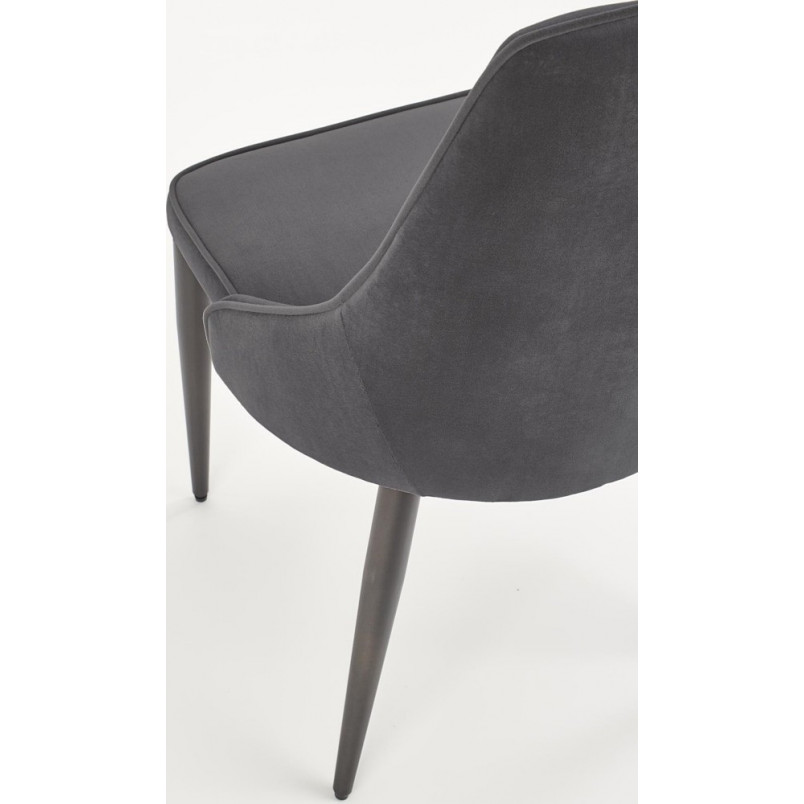 Krzesło welurowe pikowane K365 Halmar - Stylowy design w przystępnej cenie
