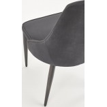 Krzesło welurowe pikowane K365 Halmar - Stylowy design w przystępnej cenie