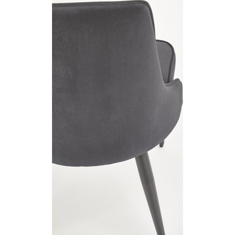 Krzesło welurowe pikowane K365 Halmar - Stylowy design w przystępnej cenie