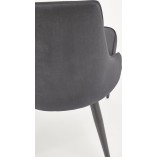 Krzesło welurowe pikowane K365 Halmar - Stylowy design w przystępnej cenie