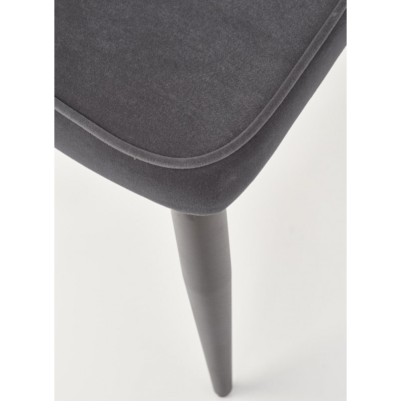 Krzesło welurowe pikowane K365 Halmar - Stylowy design w przystępnej cenie