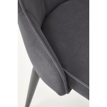 Krzesło welurowe pikowane K365 Halmar - Stylowy design w przystępnej cenie