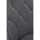 Krzesło welurowe pikowane K365 Halmar - Stylowy design w przystępnej cenie
