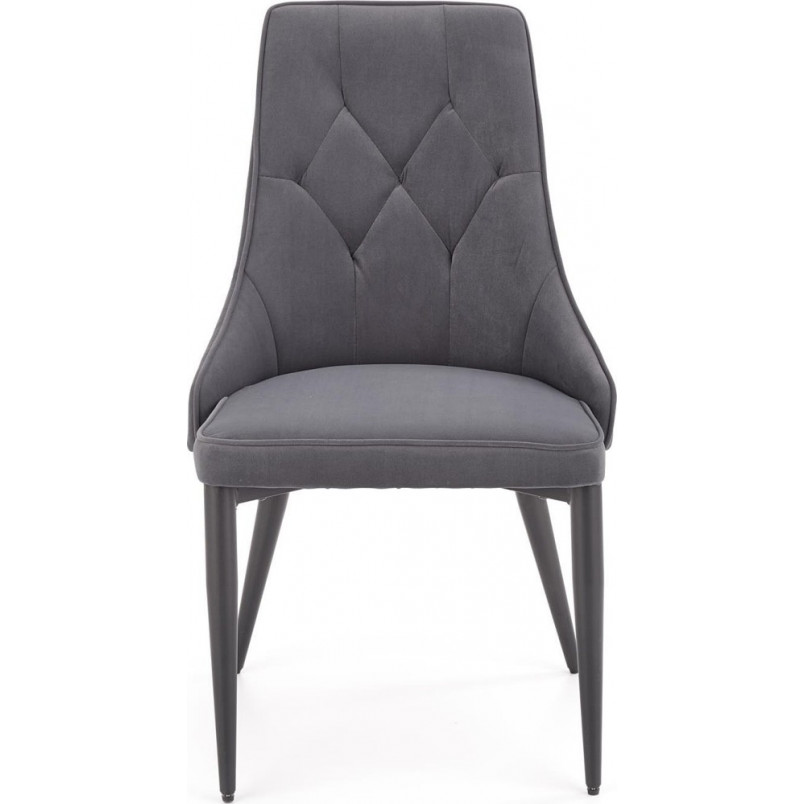 Krzesło welurowe pikowane K365 Halmar - Stylowy design w przystępnej cenie