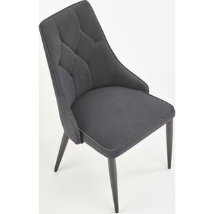Krzesło welurowe pikowane K365 Halmar - Stylowy design w przystępnej cenie