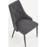 Krzesło welurowe pikowane K365 Halmar - Stylowy design w przystępnej cenie