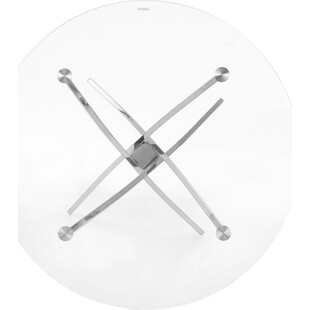 Stół szklany okrągły Raymond 100cm - Halmar | Cena 507,30 PLN