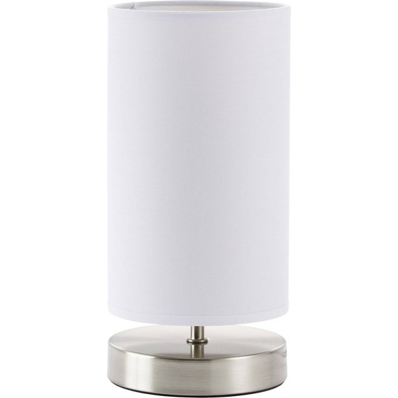 Lampa stołowa biała Brilliant Clarie - Elegancki design