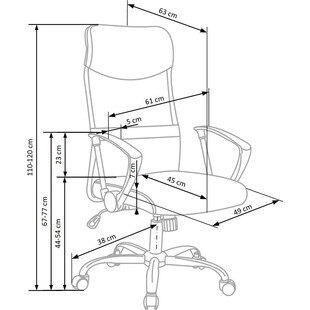 Fotel biurowy Vire II Halmar - Komfort i Ergonomia