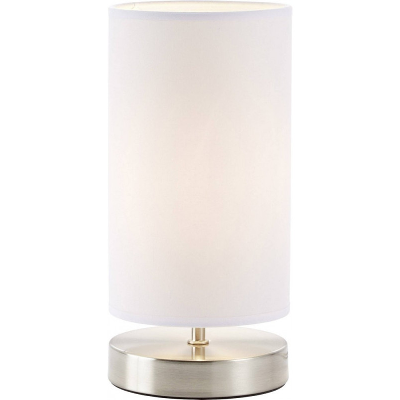 Lampa stołowa biała Brilliant Clarie - Elegancki design