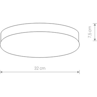 Plafon szklany Kasai 32cm chrom - Nowodvorski | Eleganckie oświetlenie