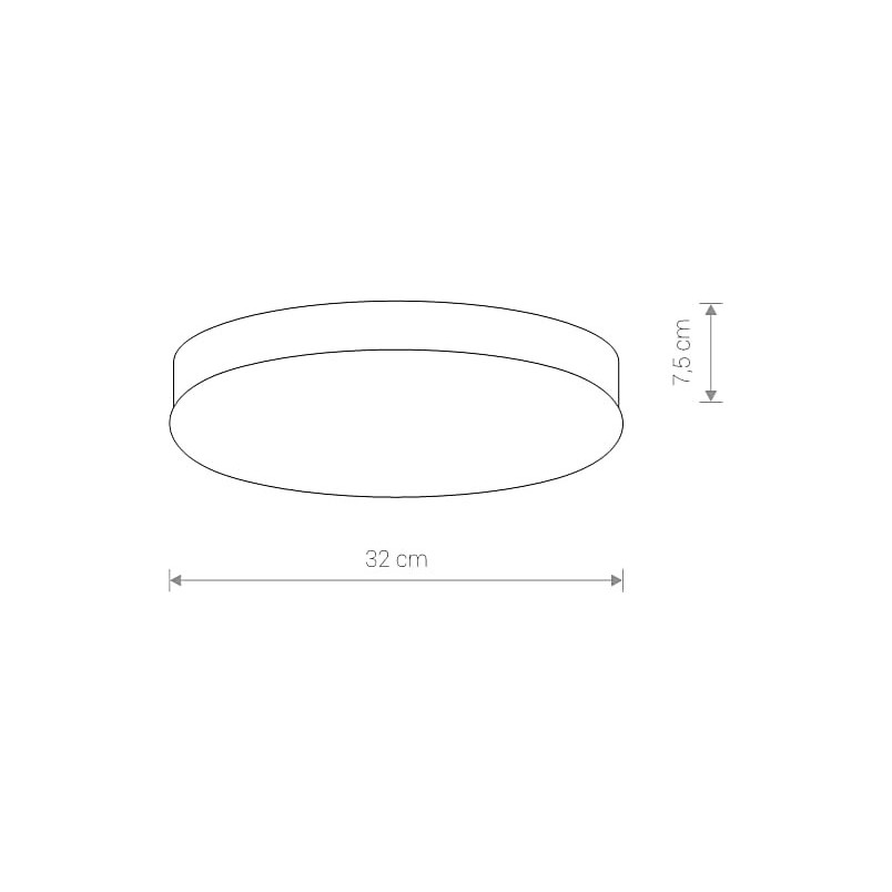 Plafon szklany Kasai 32cm chrom - Nowodvorski | Eleganckie oświetlenie