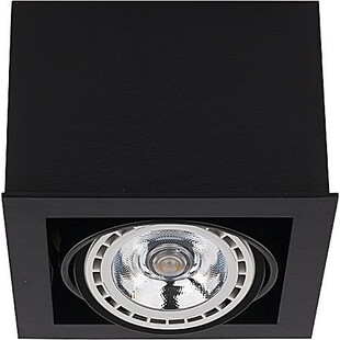 Lampa spot Box czarna Nowodvorski - Nowoczesne oświetlenie