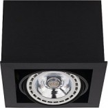 Lampa spot Box czarna Nowodvorski - Nowoczesne oświetlenie