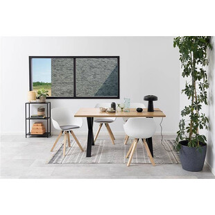 Krzesło Actona Tina Wood - Skandynawski design | Białe