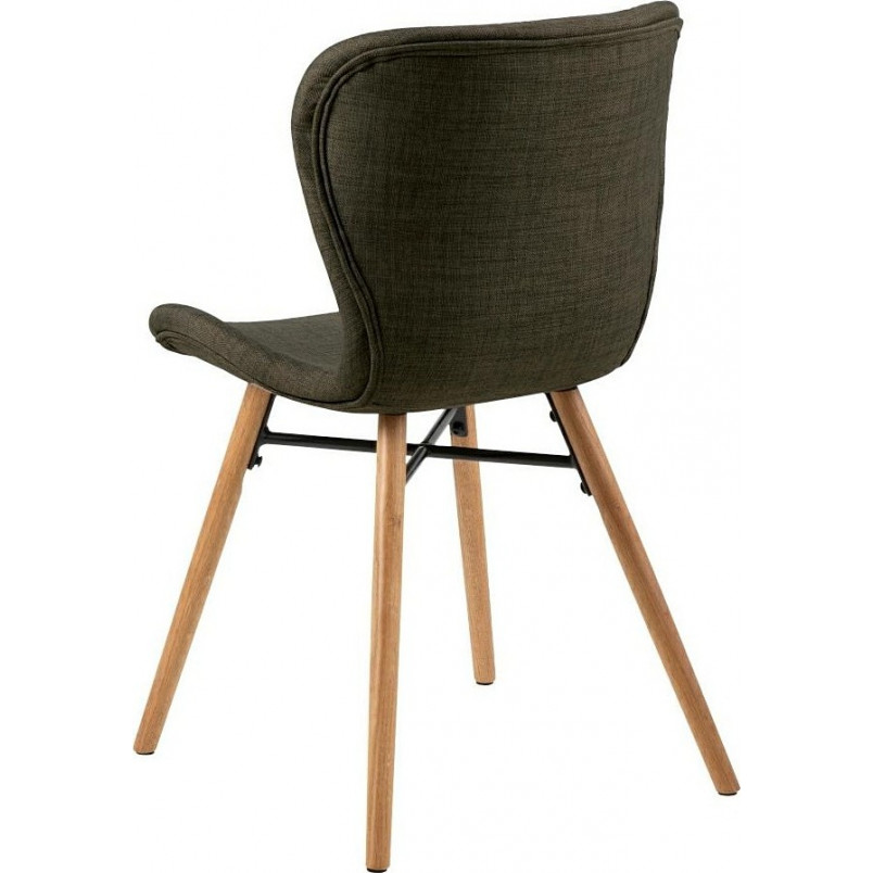 Krzesło Actona Batilda Khaki - Skandynawski Design | Kup Teraz
