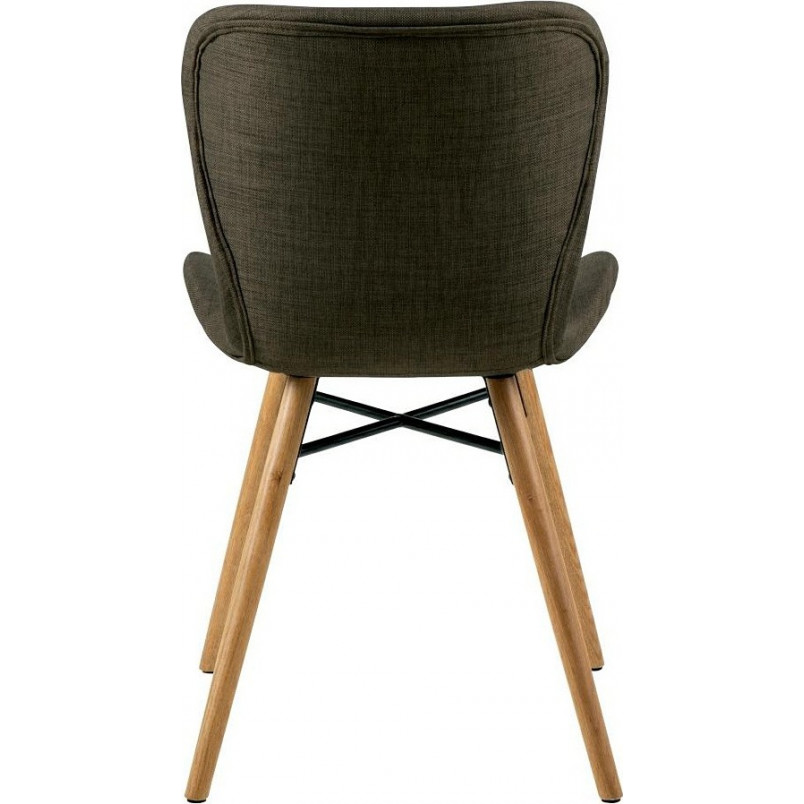 Krzesło Actona Batilda Khaki - Skandynawski Design | Kup Teraz