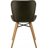 Krzesło Actona Batilda Khaki - Skandynawski Design | Kup Teraz