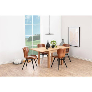Krzesło Actona Batilda Retro - Brąz/Czarny | Elegancki Design