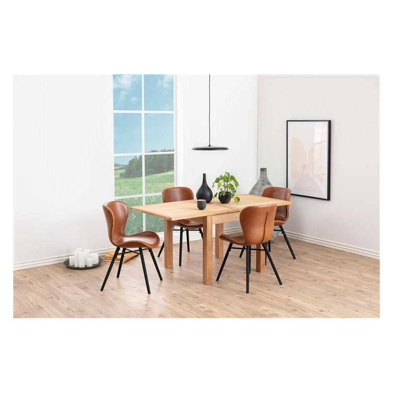 Krzesło Actona Batilda Retro - Brąz/Czarny | Elegancki Design
