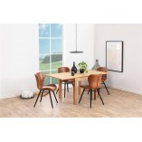 Krzesło Actona Batilda Retro - Brąz/Czarny | Elegancki Design
