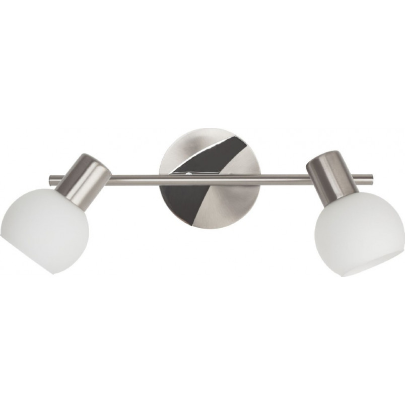 Plafon szklany Tiara II Brilliant | Reflektor Chrom/Biały