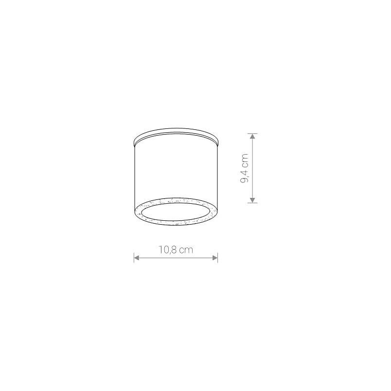 Lampa spot Hexa biała Nowodvorski | Downlight IP44