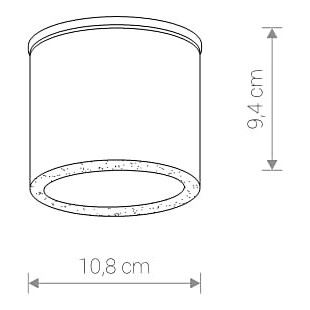 Lampa spot Hexa Nowodvorski | Grafitowa, GU10, IP44
