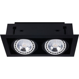 Oprawa Downlight Podtynkowa 2xGU10 Czarna - Nowodvorski