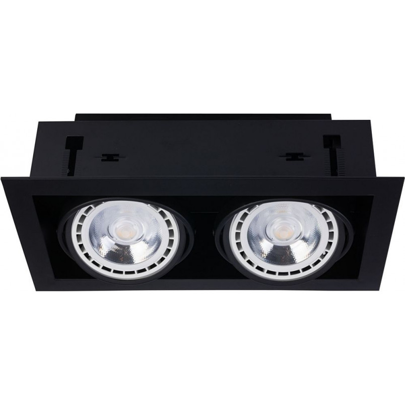 Oprawa Downlight Podtynkowa 2xGU10 Czarna - Nowodvorski