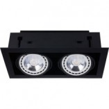 Oprawa Downlight Podtynkowa 2xGU10 Czarna - Nowodvorski