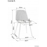 Krzesło Corral A czarne Signal - Elegancki design, świetna cena
