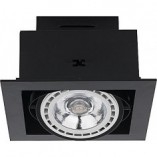 Downlight podtynkowe Nowodvorski 19cm czarne - Oświetlenie